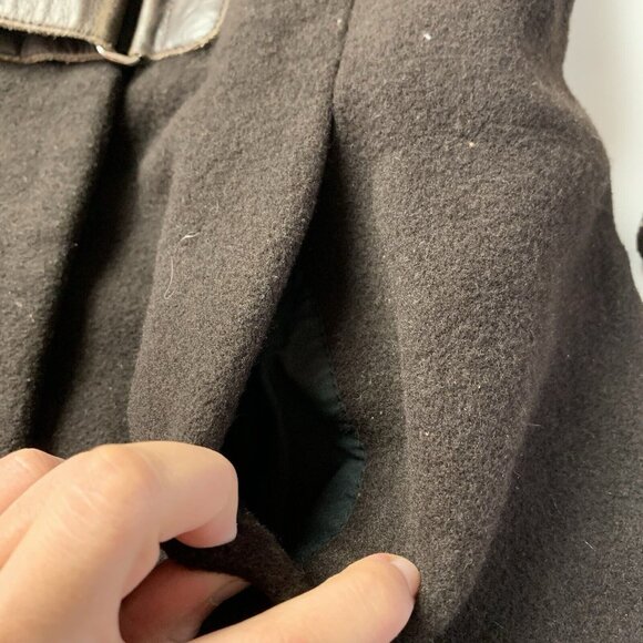 Rudsak Collection Womens size Medium Brown Wool Blend Lined Jacket no hood - Picture 2 of 14